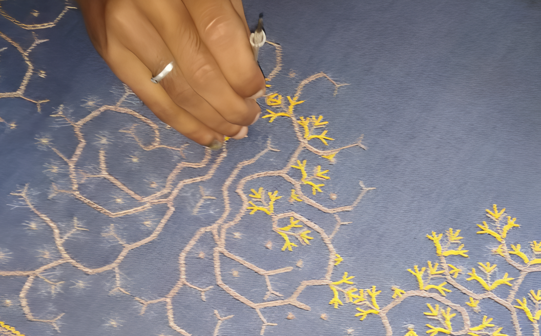 Designer working at Sakhi Creations